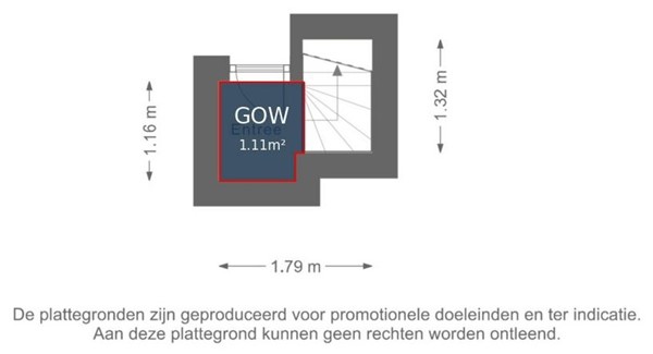 Floorplan - Millinxstraat 26B02, 3081 PN Rotterdam